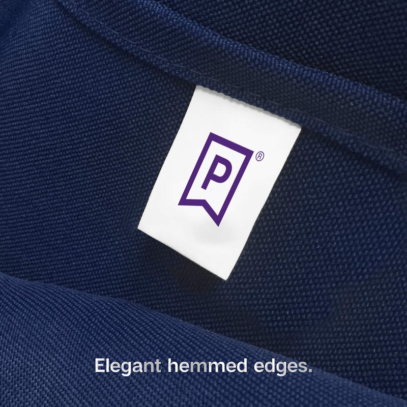 Gee Di Moda Square Tablecloth - 70 x 70 Inch Navy Blue Table Cloth for Medium Square or Round Tables - Heavy Duty Washable Fabric - for Buffet Table, Holiday Party, Dinner, Wedding & Baby Shower - Image 5